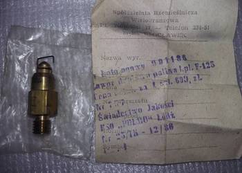 Zaworek paliwowy Fiat 125 p oryginalny PRL