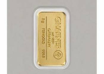 Sztabka złota 5g C.HAFNER | CertiPack | Faktura/Dowód zakupu | LBMA