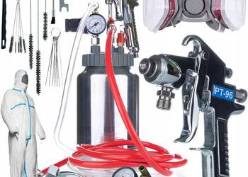 SprayTech FullSet 2L – Zestaw Natryskowy do Malowania | Pistolet HP 2L, Ma…