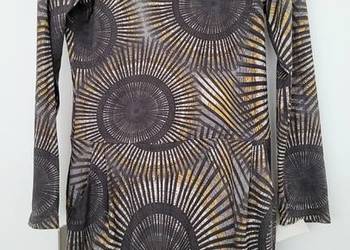 GREY WOLF elegancka sukienka we wzory  ROZMIAR M