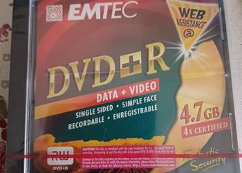 Płyta DVD+R Emtec 4.7 GB Nowa