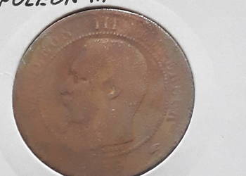 10 Centimów Francja 1856 r -Napoleon III 10 Centimów Francja 1856 r -Napoleon III