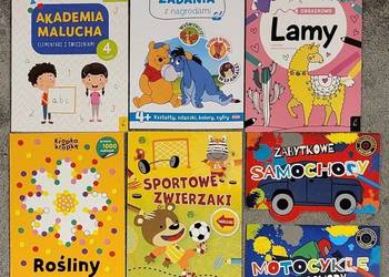 Akademia malucha 4 latek zadania z nagrodami Kropka w kropkę Lamy Sportowe
