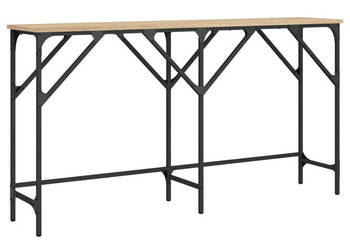 Stolik konsolowy dąb sonoma 140x29x75 cm WM-837758