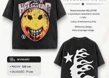 Koszulka HELLSTAR  z metką XL czarna NOWA