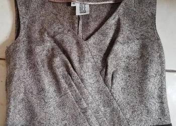 Brązowo-złota sukienka z bolerkiem 38/40 M/L BEE Collection