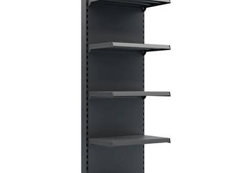 Regał przyścienny MAGO -60 cm szeroki plecy metalowe symbol MAGORM-210/60