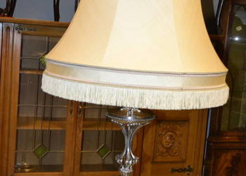 lampa stojąca , secesyjna . stare srebro