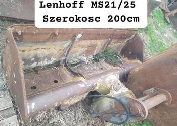 Łyżka skarpowa hydrauliczna 200 cm – Lenhoff MS21/25 – bardzo dobry stan