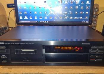 Magnetofon kasetowy Yamaha KX-493 idealny stan kolekcjonerski TOP.