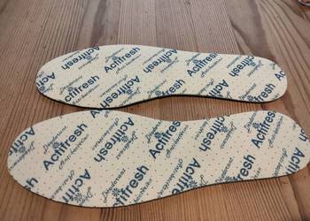 Wkładki do butów pianka lateksowa nasączone długość 23 cm