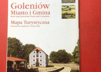 ( 750. ) Plan Miasta I Gmina Goleniów Mapa Turystyczna