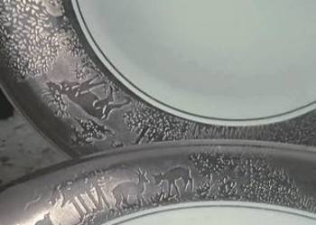 Talerze Wawel motyw myśliwski