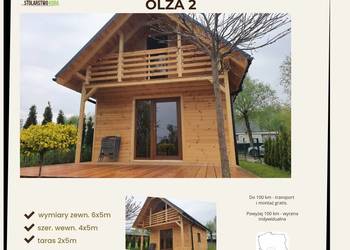 Całoroczny domek letniskowy – przykładowa realizacja u klienta (producent)