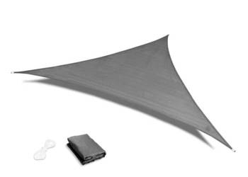 Żagiel przeciwsłoneczny daszek wodoodporny 4x4x4m ModernHome - szary