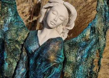 Anioł na prezent - kolory turkusu Anioł na prezent - kolory turkusu