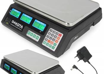 ELEKTRONICZNA WAGA SKLEPOWA LCD KALKULACYJNA 40 KG