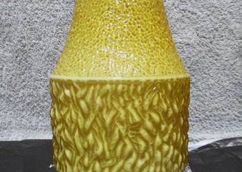 Szklany Klosz podwójne szkło lane mrożone nierówne PRL