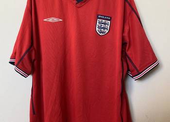Vintage ENGLAND - DOUBLE SIDED - Umbro - 2002 - 2004 - XL/2XL - UNIQUE