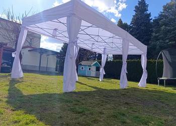 Namiot 3x6 na ślub + wyposażenie krzesła nagłośnienie