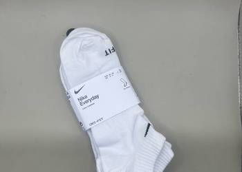 Nike Stópki Skarpety Białe krótkie