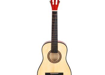 Gitara dla dzieci duża drewniana 6 strun ECOTOYS