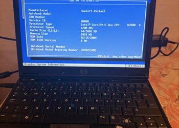 Laptop HP Compaq 2510p – NA CZĘŚCI / uszkodzony