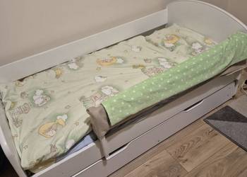 Łóżeczko białe 140x70