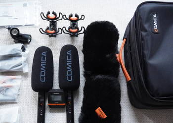Comica VM40 Combo – 2 mikrofony, 1 odbiornik | jak Rode Wireless Go