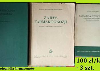 Zarys mikrobiologii dla farmaceutów/ Zarys farmakognozji / Farmacja stos