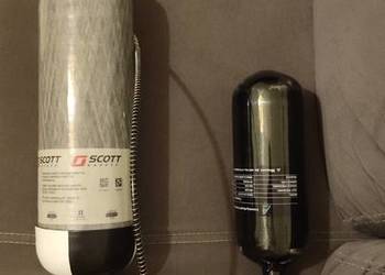 Butla 4,7l 300bar Luxfer Scott z przetoczką + torba Butla 4,7l 300bar Luxfer Scott z przetoczką + torba