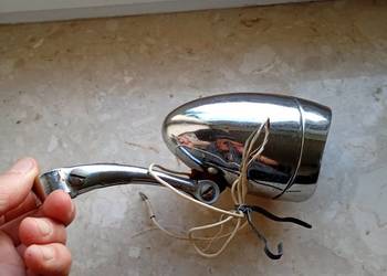 Stara lampa przednia do rowerów