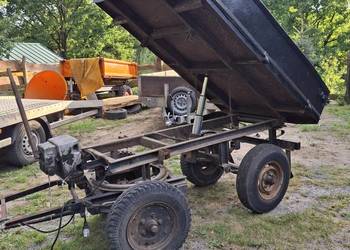 Przyczepa Multicar minitraktorek wywrotka kiper 3stronny hydrauliczny