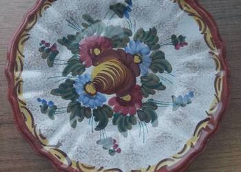 Talerz  ozdobny Majolika