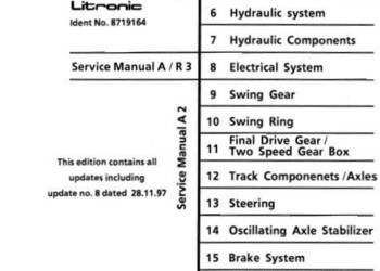 Liebherr A900, A902, A912, A922, A932 Litronic ins. naprawy