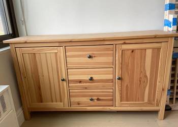 Kredens- komoda-drewno -FREDERICA-IKEA HEMNES-akacja-sosna
