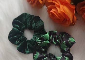 Gumki do włosów typu scrunchie / witch alternative gothic