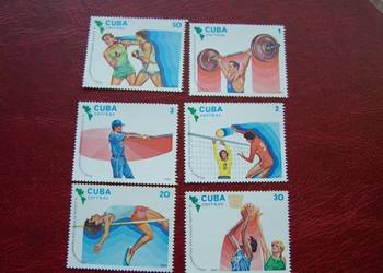 Kuba 1983 MNH Mi. 2747/52 Sport Igrzyska Panamerykańskie