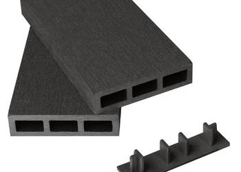 Sztacheta kompozytowa komorowa 80x20 (szczotkowana)