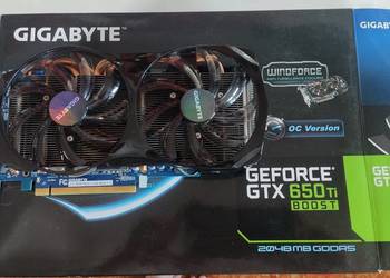 Gigabyte GTX 650 Ti Boost OC Version 2 GB