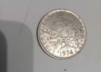 Moneta 5 Francis 1974r