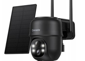 Kamera Solarna WiFi Cinnado B6 2K – Pełna Ochrona Bez Kabli! Obrotowa