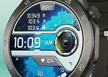 Mocny inteligentny smartwatch fitness wyświetlacz TFT 3.85cm bateria 350mAh