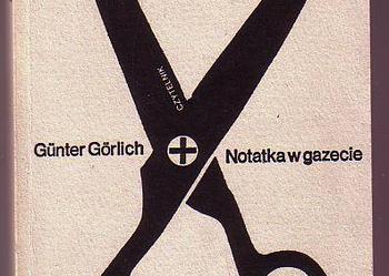 (5309) NOTATKA W GAZECIE – GUNTER  GÓRLICH