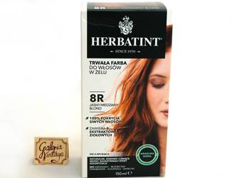 Ziołowa farba do włosów Herbatint 8R jasny, miedziany blond, rudy