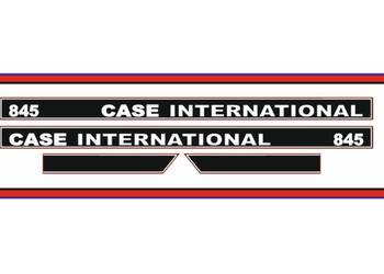 Naklejki traktor ciągnik CASE International 845 Nalepki Naklejka komplet