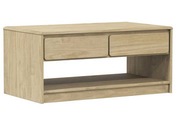 Stolik kawowy SAUDA kolor dębu 99x55x45 cm drewno sosnowe WM-377598