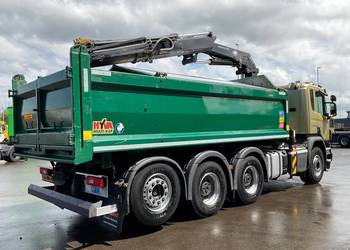 Wywrotka 8x4 bordnatic z dzwigiem Scania