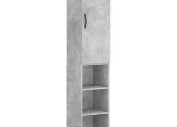 Wysoka szafka szarość betonu 345x34x180 cm WM-3199013