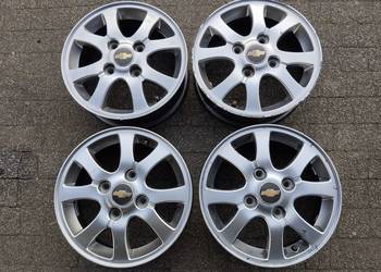 Felgi Chevrolet Daewoo 14" 4x114,3 5J ET49 Spark Matiz 96455507 kompl